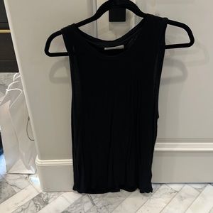ANINE Bing muscle tank silk jersey